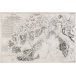 KAMIENNA GÓRA. Accurate map of the vicinity of Kamienna Góra at the time of the battle on June 23, 1760; compiled by. J. Adam...