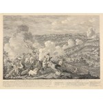 LUTYNIA. Scene from the Battle of Lutynia on December 5, 1757, during the Seven Years