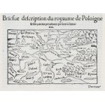 POLAND. One of the first maps of Poland; full page from: S. Münster, Cosmographia, ed. by H. Pe...