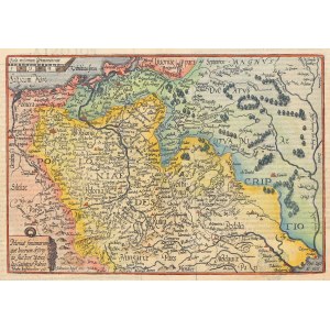 POLAND (called KORONA in the First Republic), GREAT LITHUANIAN PRINCE, UKRAINE. Map of Polish lands, Lithuanian lands,...