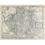 POLAND (called KORONA in the First Republic), GREAT LITHUANIAN PRINCE, UKRAINE. Map of Poland, Lithuania and Ukraine; ...