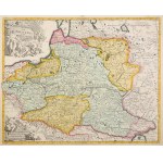 POLAND (called KORONA in the First Republic), GREAT PRINCE OF LITHUANIA. Map of the Republic of Poland after the First Partition; w...
