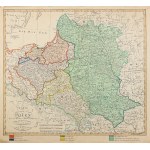 POLAND (called KORONA in the First Republic), PRINCE OF WARSAW. Map of the Polish lands after the peace of Tilsit, before p...