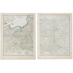 POLAND (called KORONA in the First Republic), PRINCE OF WARSAW. Map of Polish lands after the peace of Tilsit; show...