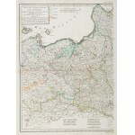 POLAND (called KORONA in the First Republic), PRINCE OF WARSAW. Map of Polish lands after the peace of Tilsit; show...