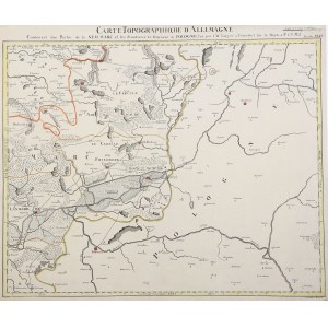 NEW MARCH. Topographical map of New March; ryt. Berndt, compiled. and edited by J.W. Jaeger, comes ...