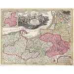 PRUSSIA, POMERANIA. Map of Pomerania and Prussia; ed. by T.C. Lotter, eng. A. Silbereisen, taken from: Atlas ...