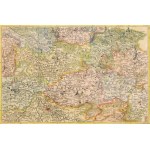 LOWER SILESIA, WROCLAW OLEŚNICA. Map of part of Silesia divided into principalities; area of Trzebnica, Wro...