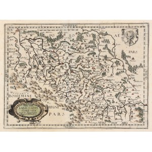 SLĄSK. Map of Silesia; taken from: Theatrum Europaeum, ed. by M. Merian, Frankfurt n. Main 163....