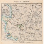 KALISZ. Reduced plan of Prussian-Russian maneuvers near Kalisz in 1835; taken from A...