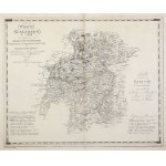 WESTERN GALICIA. A map showing the districts of Kraków, Słomnica and Stopnica (according to the state n...