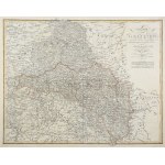 GALICIA. A map of Galicia with the so-called "Western Galicia" lost by Austria after 1815, which entered ...