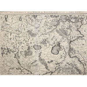 RUSSIA. Map of southern Russia; issued by N. Visscher, ca. 1700; on verso a handwritten note: Nouvelle...