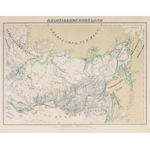 RUSSIA. Map of the Asiatic part of Russia; eng. F. Handtke, printed. and published by C. Flemming, ca. 1860; steel. ...