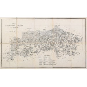 MIEDZYCHODZ. Map of the district of Miedzychód; lettered by H. Delius, 1836; lettered b/w, st. bdb., tear....