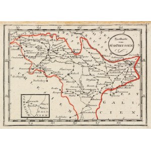 SOUTHERN PRUSSIA. Postal map of South Prussia; published by F.J.J. von Reilly, late 18th century; pre...