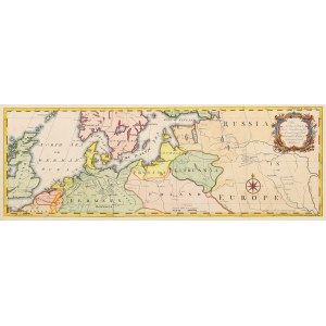 EUROPE. Map of part of Europe with Poland, Germany, Lithuania and Russia; ryt. I. Gibson, taken from: J. Hanw...