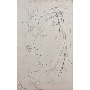 Jan Dobkowski (ur. 1942), Portret kobiety, 1989 r.