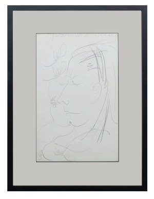 Jan Dobkowski (b. 1942), Portrait of a Woman, 1989.