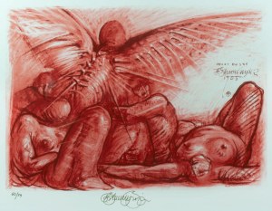 Franciszek Starowieyski(1930 - 2009), Departure of the Soul, 2008.