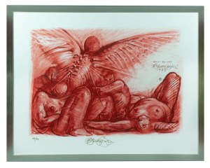 Franciszek Starowieyski(1930 - 2009), Departure of the Soul, 2008.