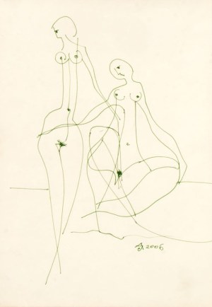 Jozef Adamczyk (1943-2013), Double act, 2006.