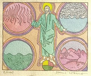 Henryk Waniek (b. 1942), Four Elements, 1987.