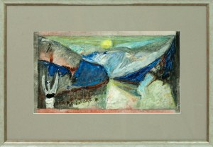 Wladyslaw Popielarczyk (1925 -1987), In the mountains, 1986.