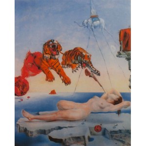 Salvador Dali (1904 - 1989), Sen spowodowany lotem pszczoły