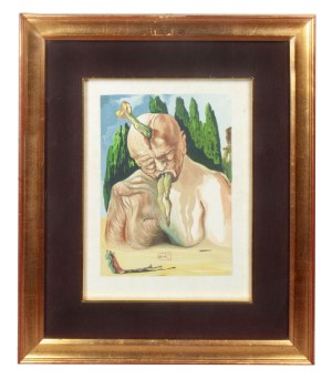 Salvador Dali (1904 - 1989), Inferno, Song XXVII The Devil's Logic, from the series: Divine Comedy, 1964.