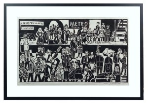 Teresa Jakubowska (b. 1930), Metro, 1964.