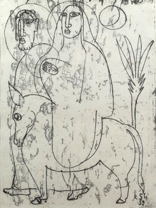 Leon Śliwiński (1916 - 2000), Ucieczka Świętej Rodziny, 1959 r.
