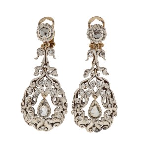 Earrings, 1st half of the 20th century.