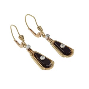 Earrings, 1st half of the 20th century.