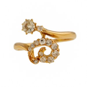 Ring, 19th/20th century, Art Nouveau