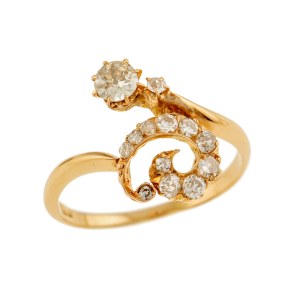 Ring, 19th/20th century, Art Nouveau