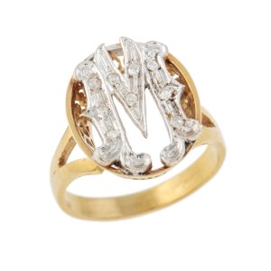 Ring with 