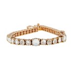 Bracelet, so-called tennis bracelet, 2nd half of the 20th century.
