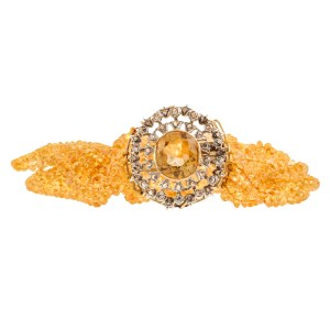 Necklace, mid-20th century.