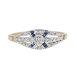 Ring, France, 1920s-30s, art déco