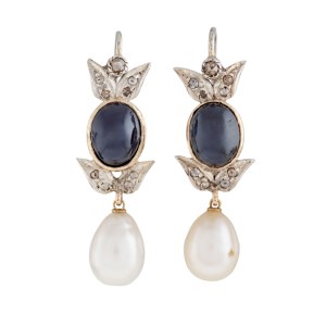 Earrings, 2nd half of the 20th century.