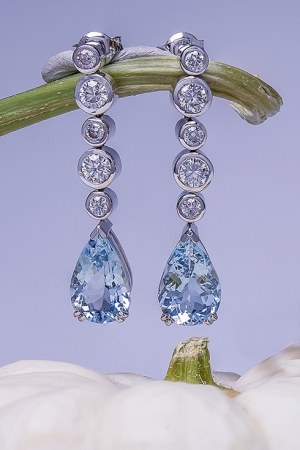 Earrings, 2nd half of the 20th century.