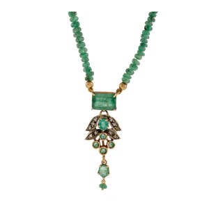 Necklace, mid-20th century.