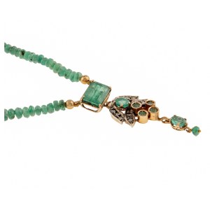 Necklace, mid-20th century.