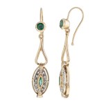 Earrings, 2nd half of the 20th century.