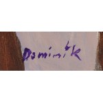 Tadeusz Dominik (1928 Szymanów - 2014 Warszawa), Morze czarne z cyklu Cztery morza, 2008