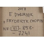 Edward Dwurnik (1943 Radzymin - 2018 Warszawa), Fryderyk Chopin, 2017