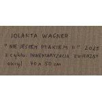 Jolanta Wagner (ur. 1950, Łódź), Nie jestem ptakiem II z cyklu Inwentaryzacja zwierząt, 2025