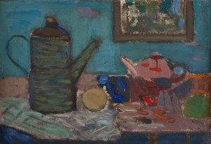 Artur Nacht-Samborski (1898 Kraków - 1974 Warszawa), Martwa natura z czajnikiem