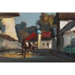 Stanisław Łazorek (1938 Aksmanice - 2000 Kazimierz Dolny), Późne lato w Kazimierzu